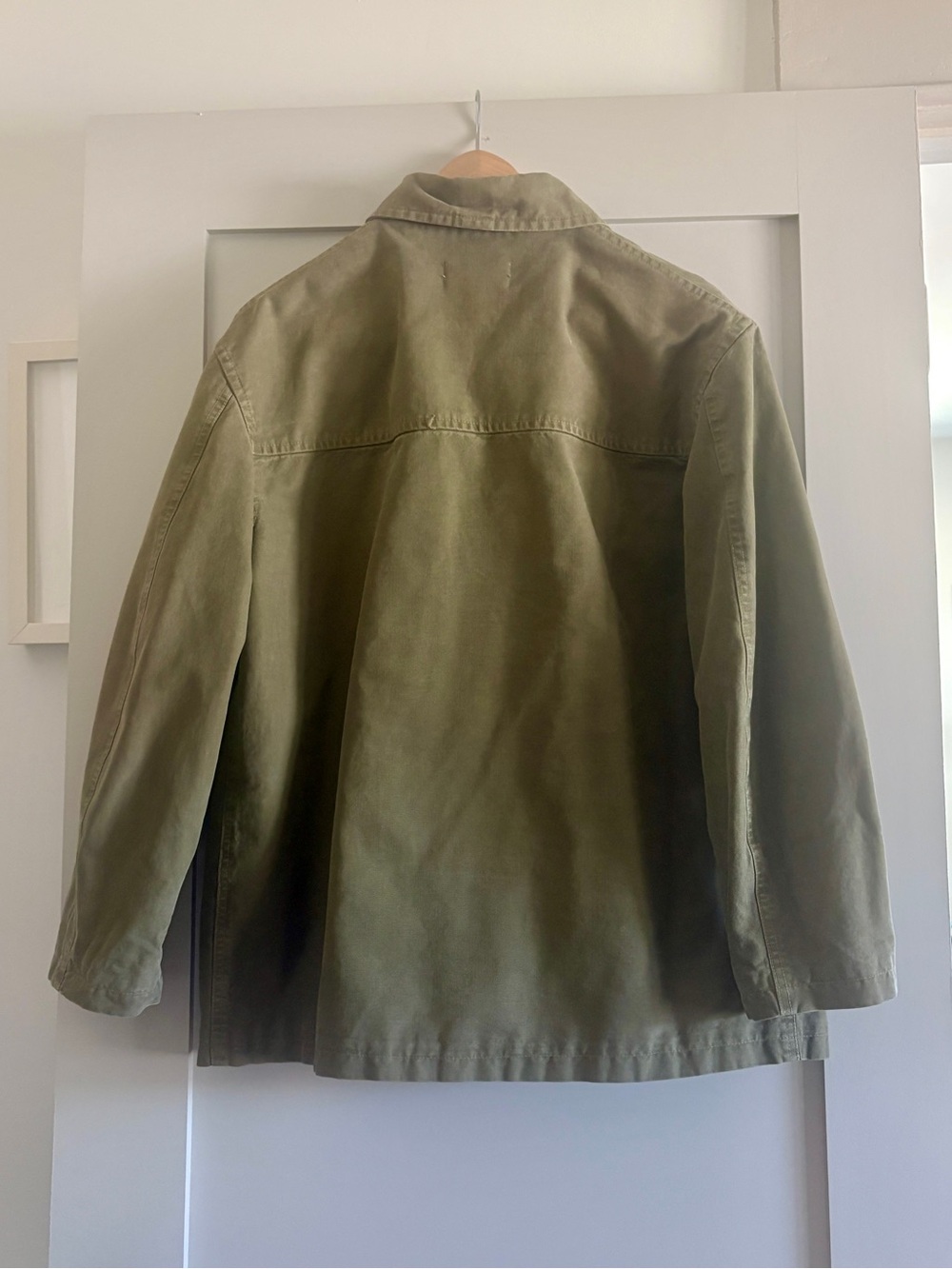 Nili Lotan Olive Utility Jacket with Gold Buttons - Picture 2 of 5
